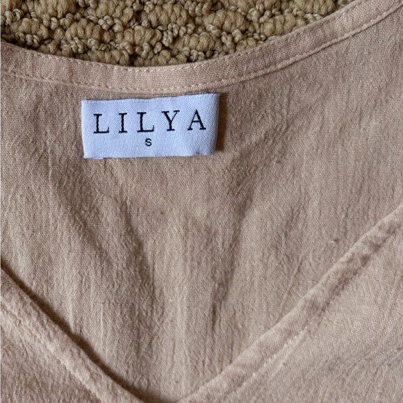 Lilya Blush Pink Mini Dress - Picture 3 of 4